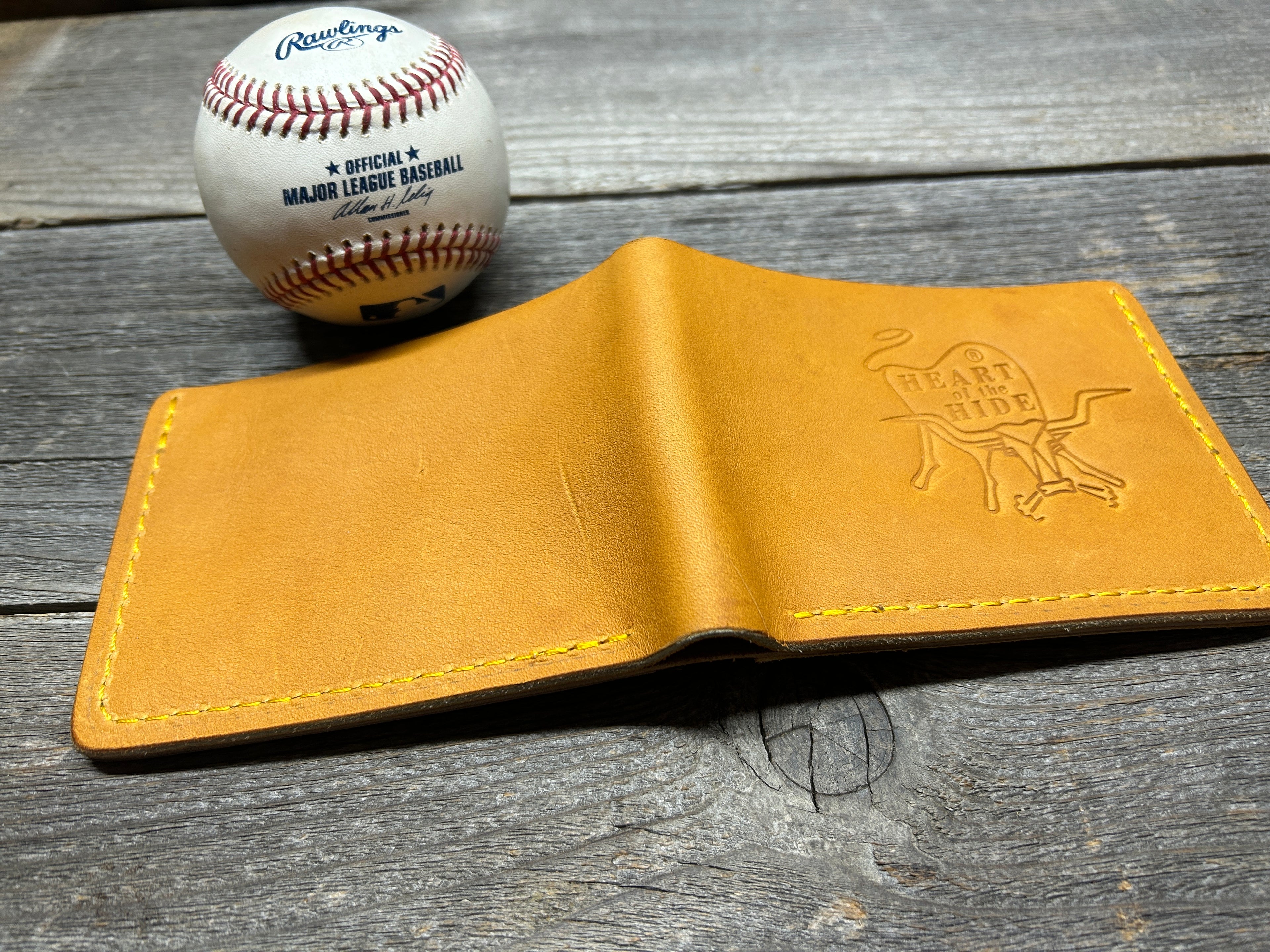 Horween Baseball Glove Wallets