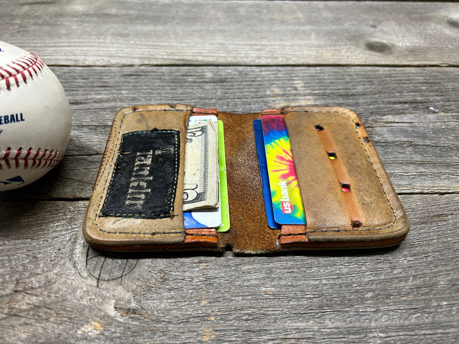 Vintage Franklin Lou Brock Baseball Glove Wallet!