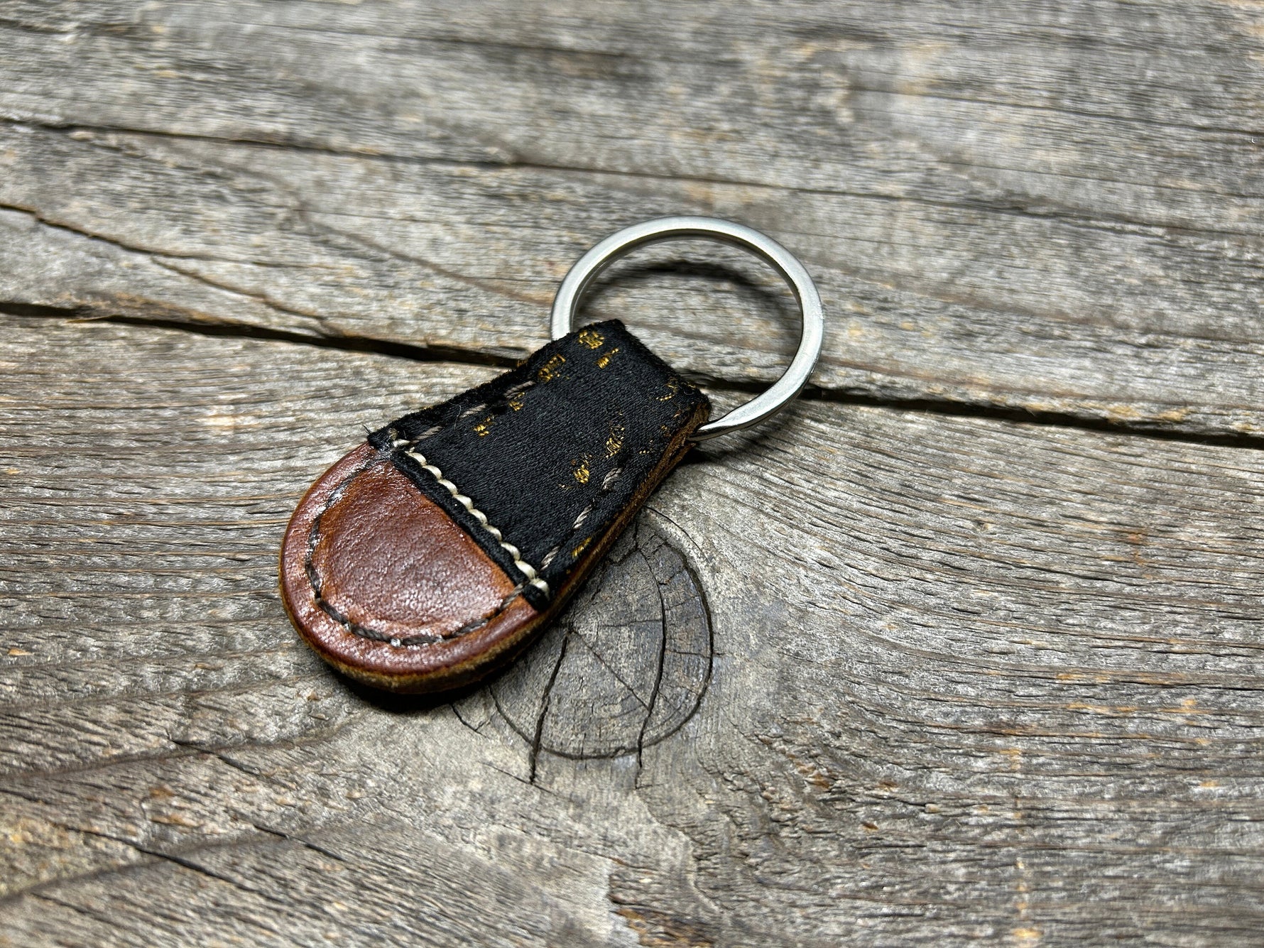 Vintage Wilson Baseball Glove key chain with Authentic Patch