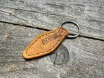 Vintage Baseball Glove Keychain - Made in USA Leather Key Ring