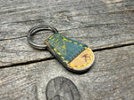 Vintage Hollander Baseball Glove key chain with Authentic Patch