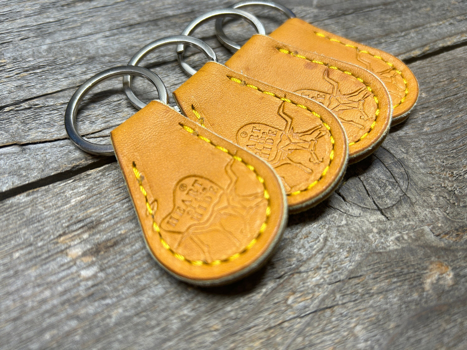 4 Pack! Great Gift Idea! Rawlings Heart of the Hide Horween Baseball Glove Key Chain!