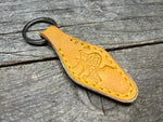 Rawlings Heart of the Hide Horween Baseball Leather Key Chain (vintage hotel key style)!