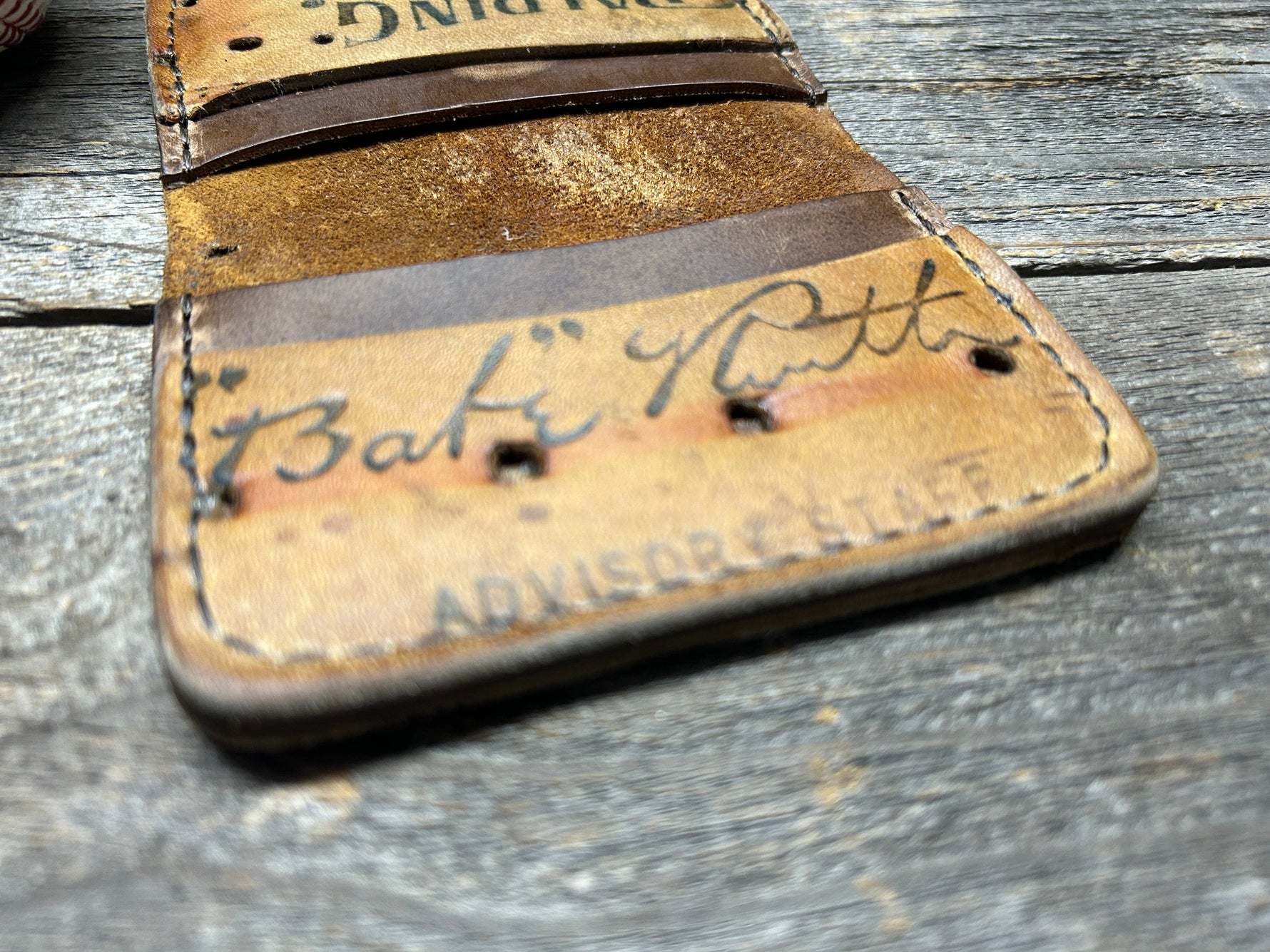 Vintage Spalding Babe Ruth Baseball Glove Wallet!!
