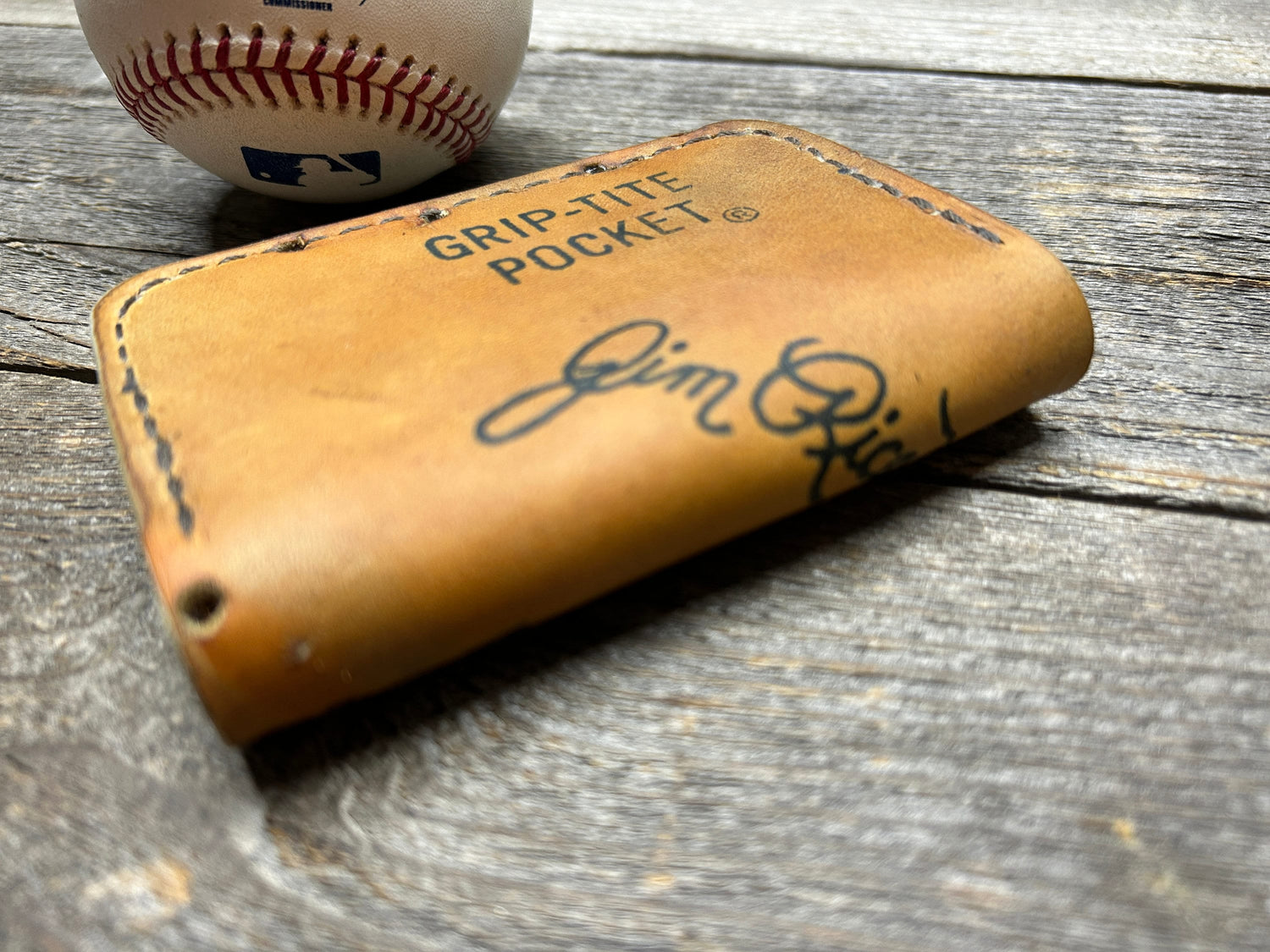 Vintage Wilson Jim Rice Baseball Glove Wallet!
