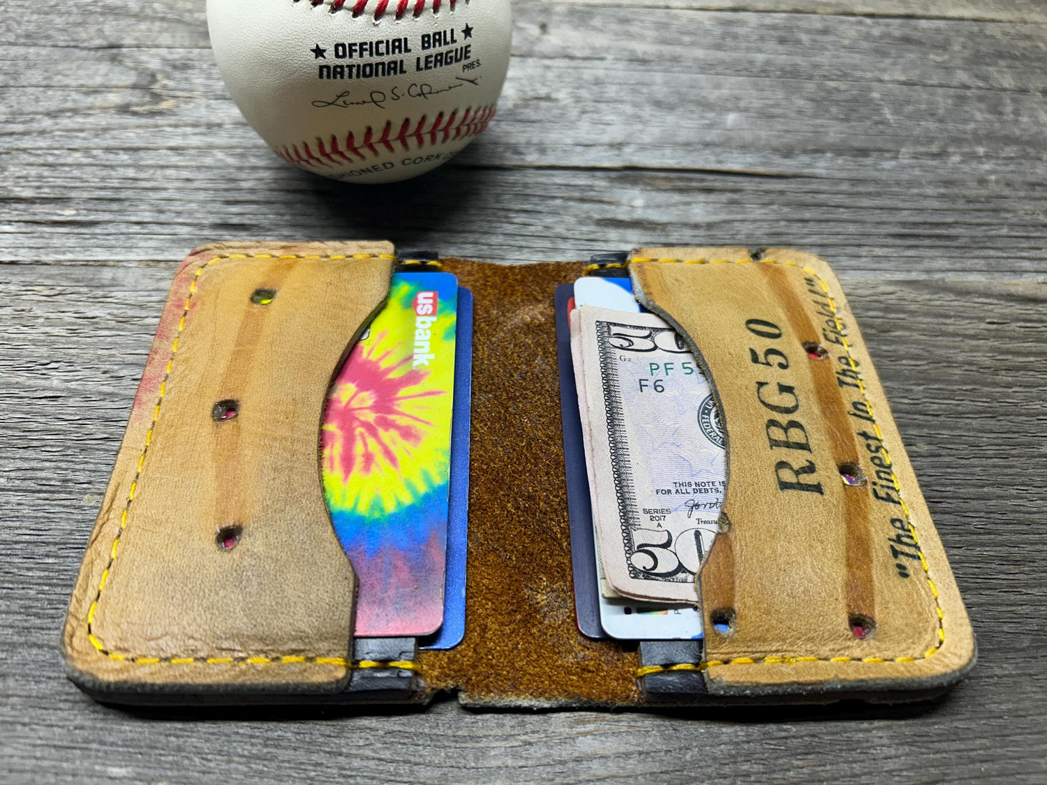 Vintage Rawlings Ozzie Smith Baseball Glove Wallet!