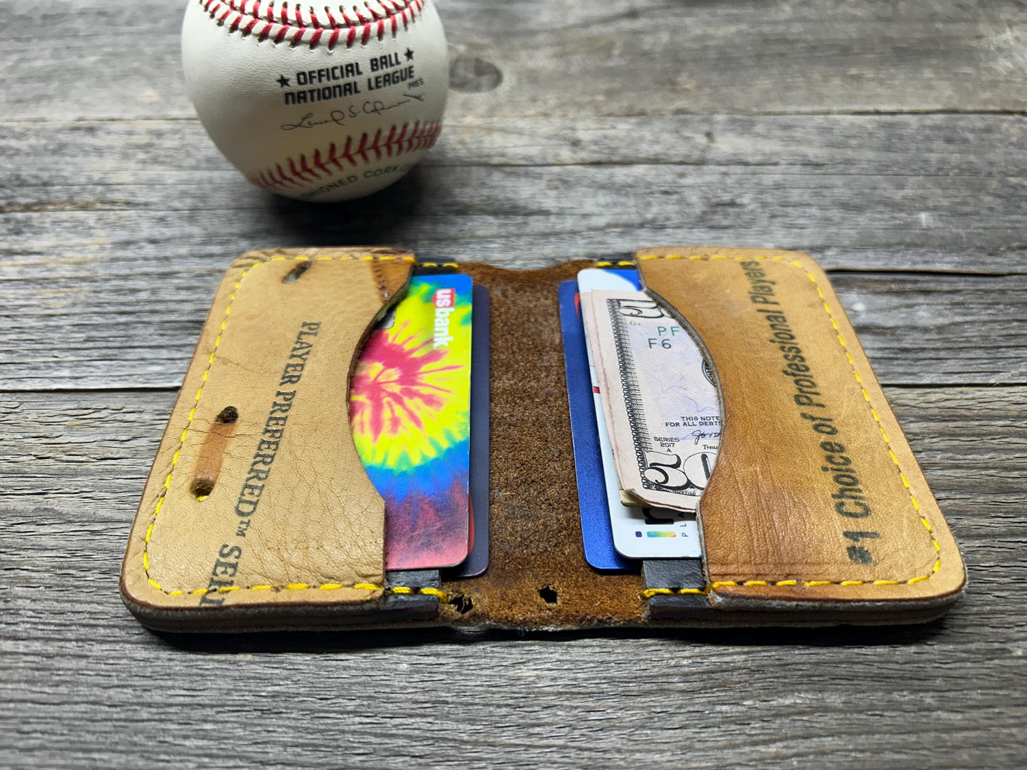 Vintage Rawlings Mike Piazza Baseball Glove Wallet!