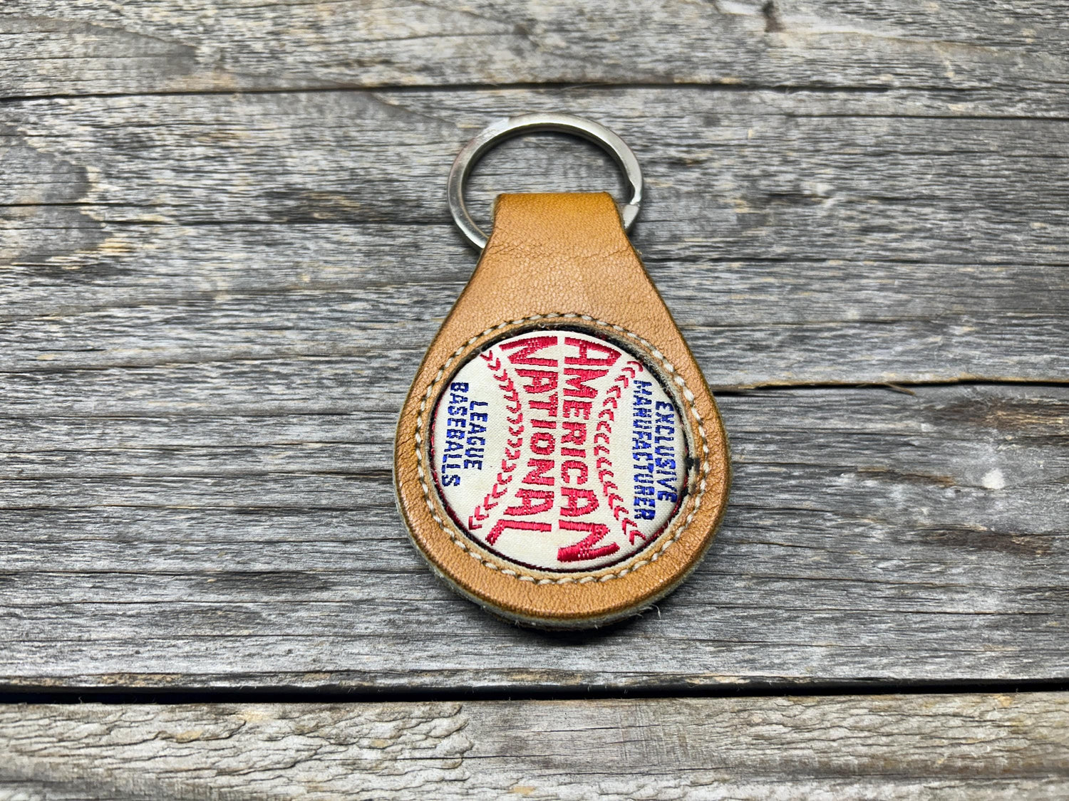 Vintage Spalding American / National League Baseball Glove Key Chain!