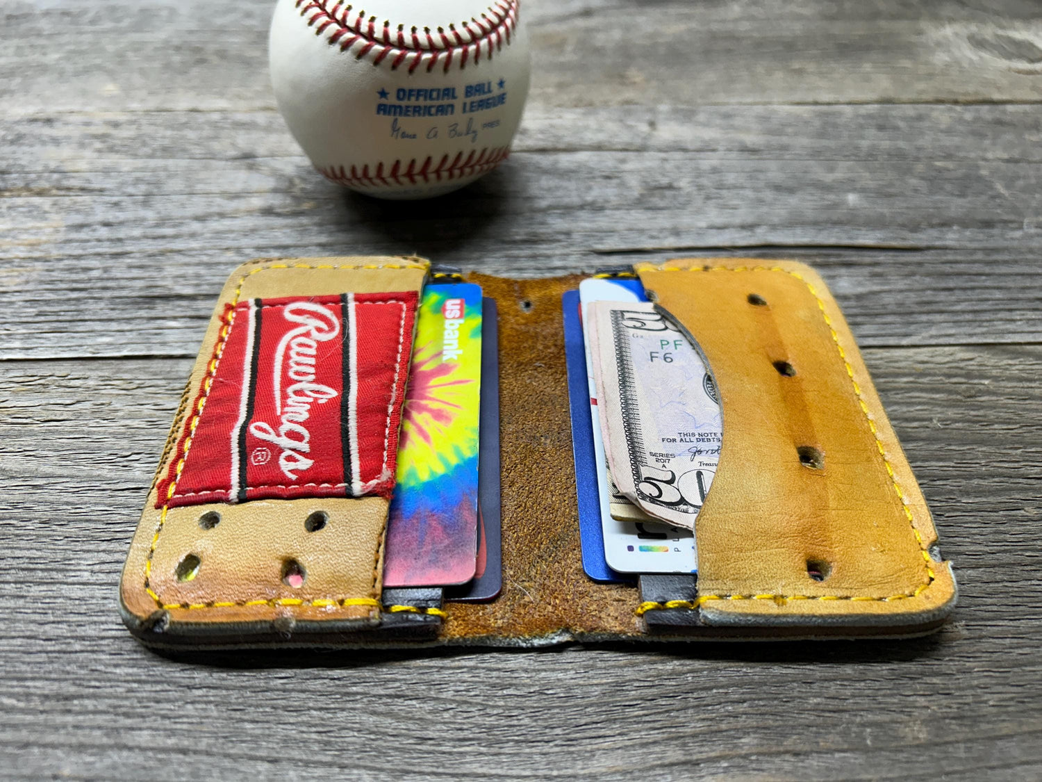 Vintage Rawlings Ken Griffey Jr Baseball Glove Wallet!