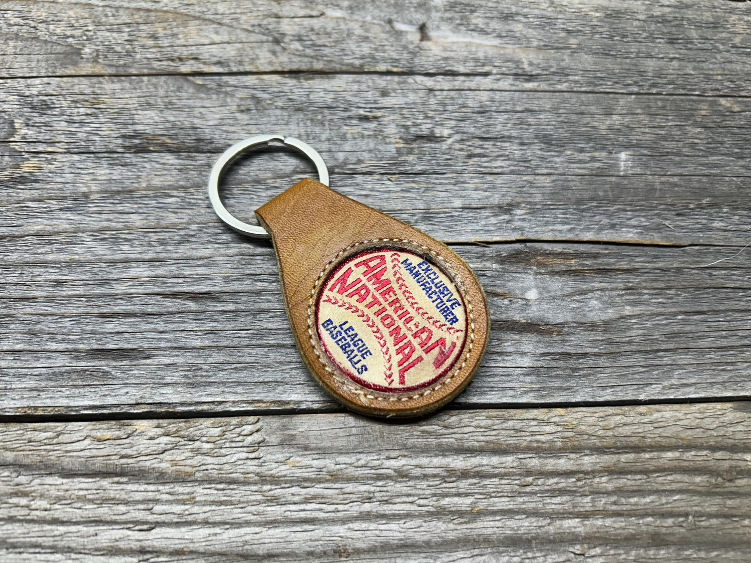Vintage Spalding American / National League Baseball Glove Key Chain!