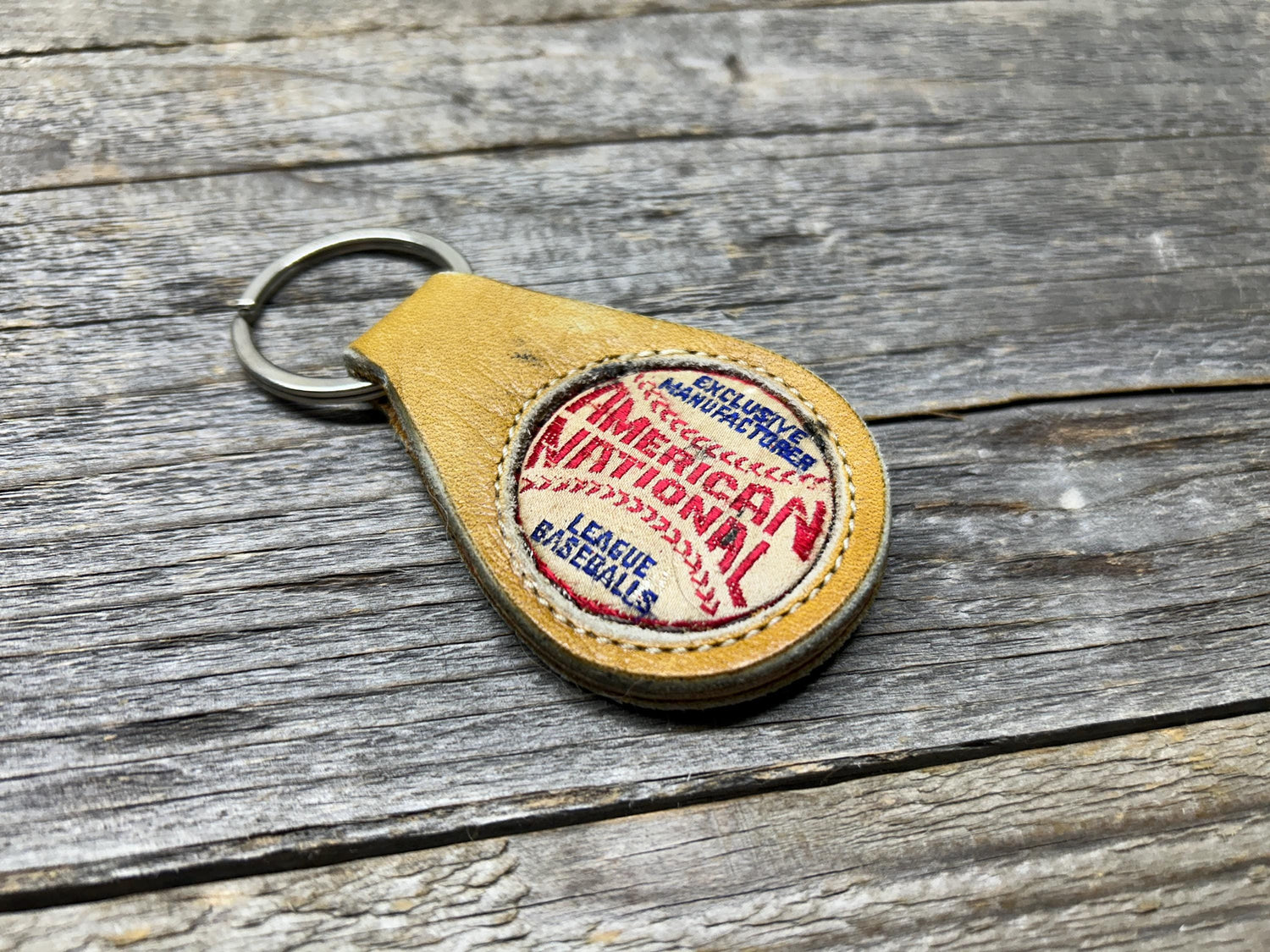 Vintage Spalding American / National League Baseball Glove Key Chain!