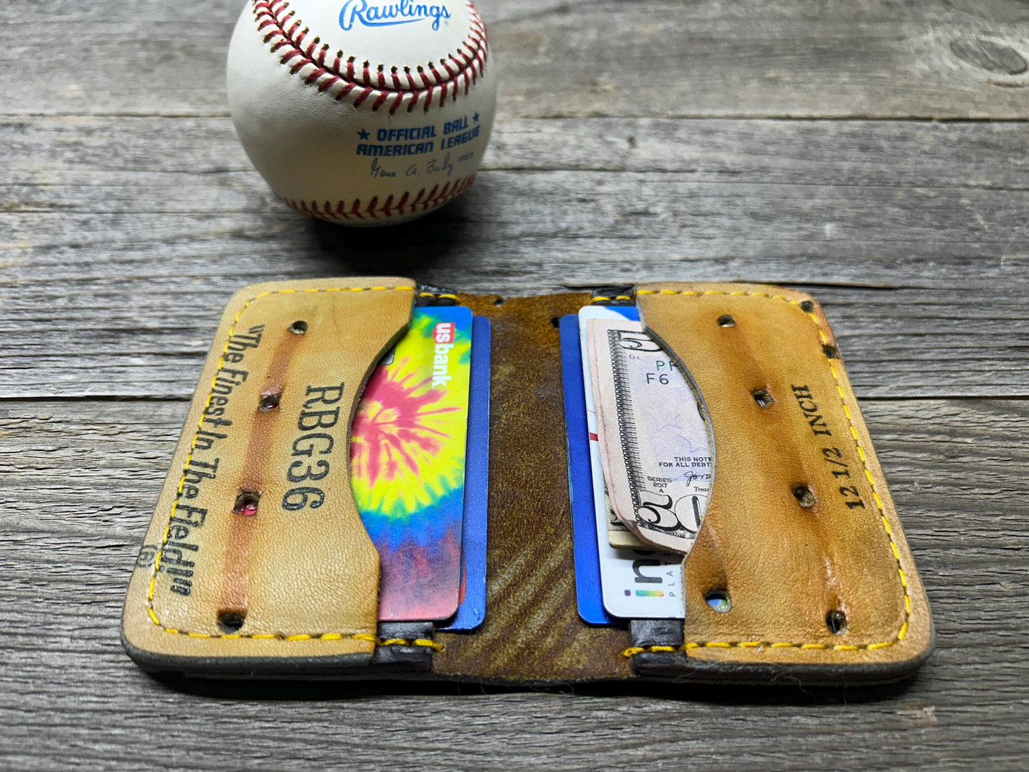 Vintage Rawlings Ken Griffey Jr Baseball Glove Wallet!