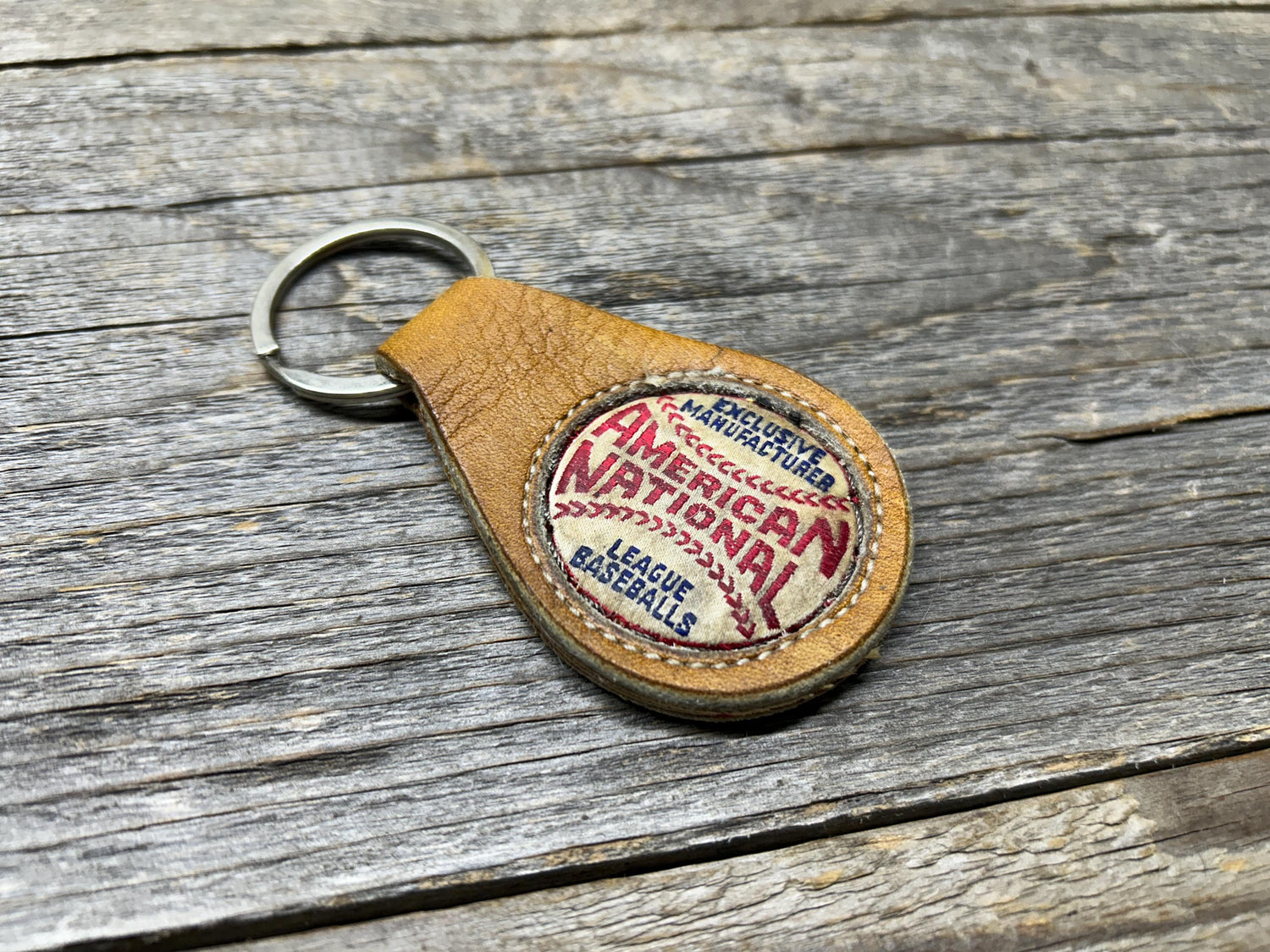 Vintage Spalding American / National League Baseball Glove Key Chain!