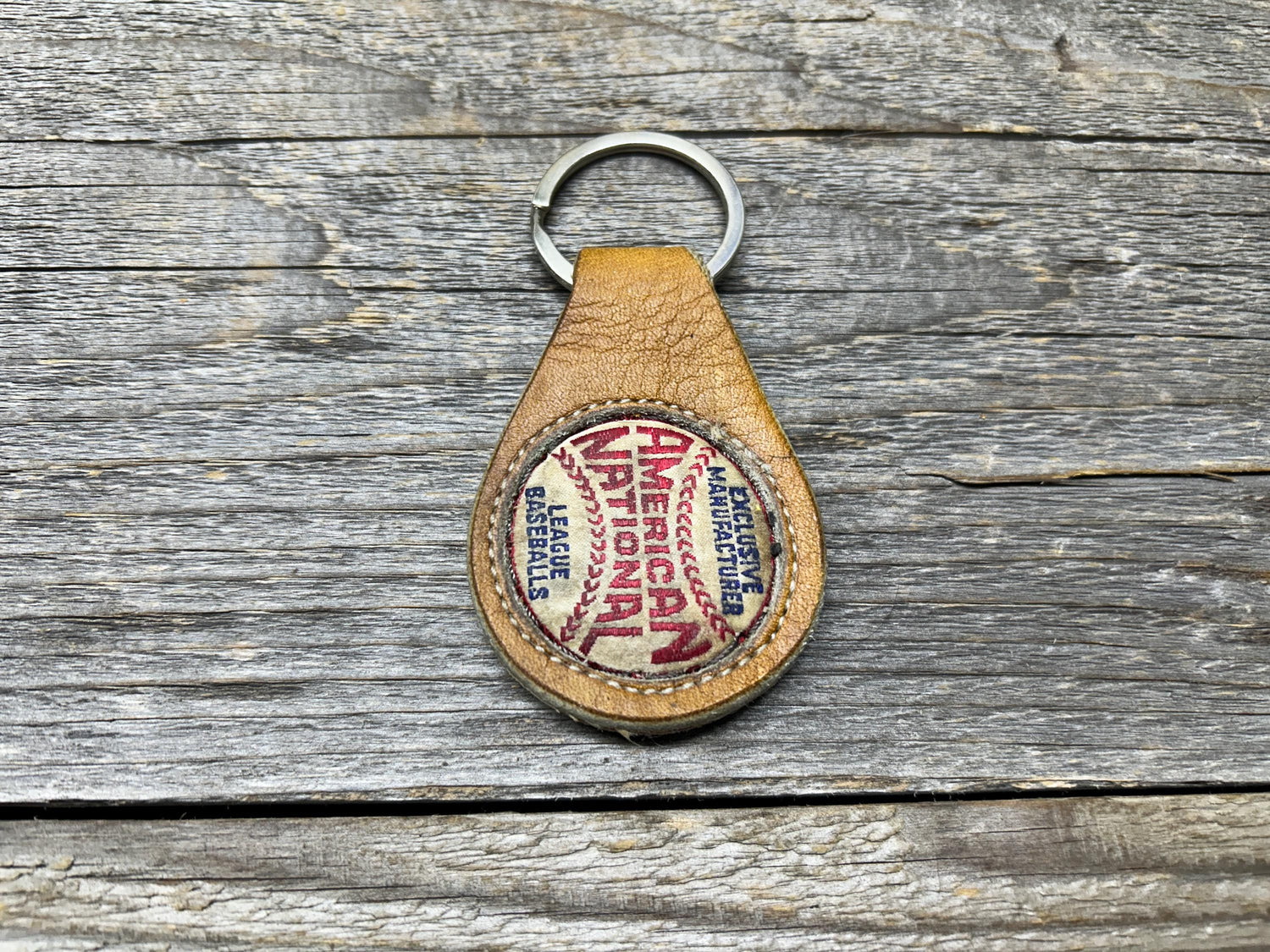 Vintage Spalding American / National League Baseball Glove Key Chain!