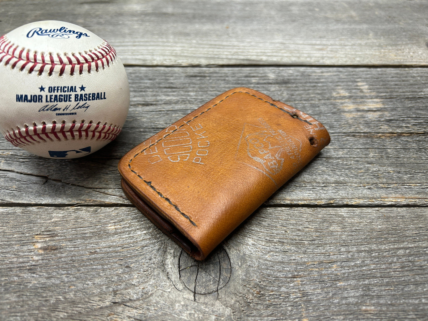 Vintage Mickey Mantle Baseball Glove Wallet!