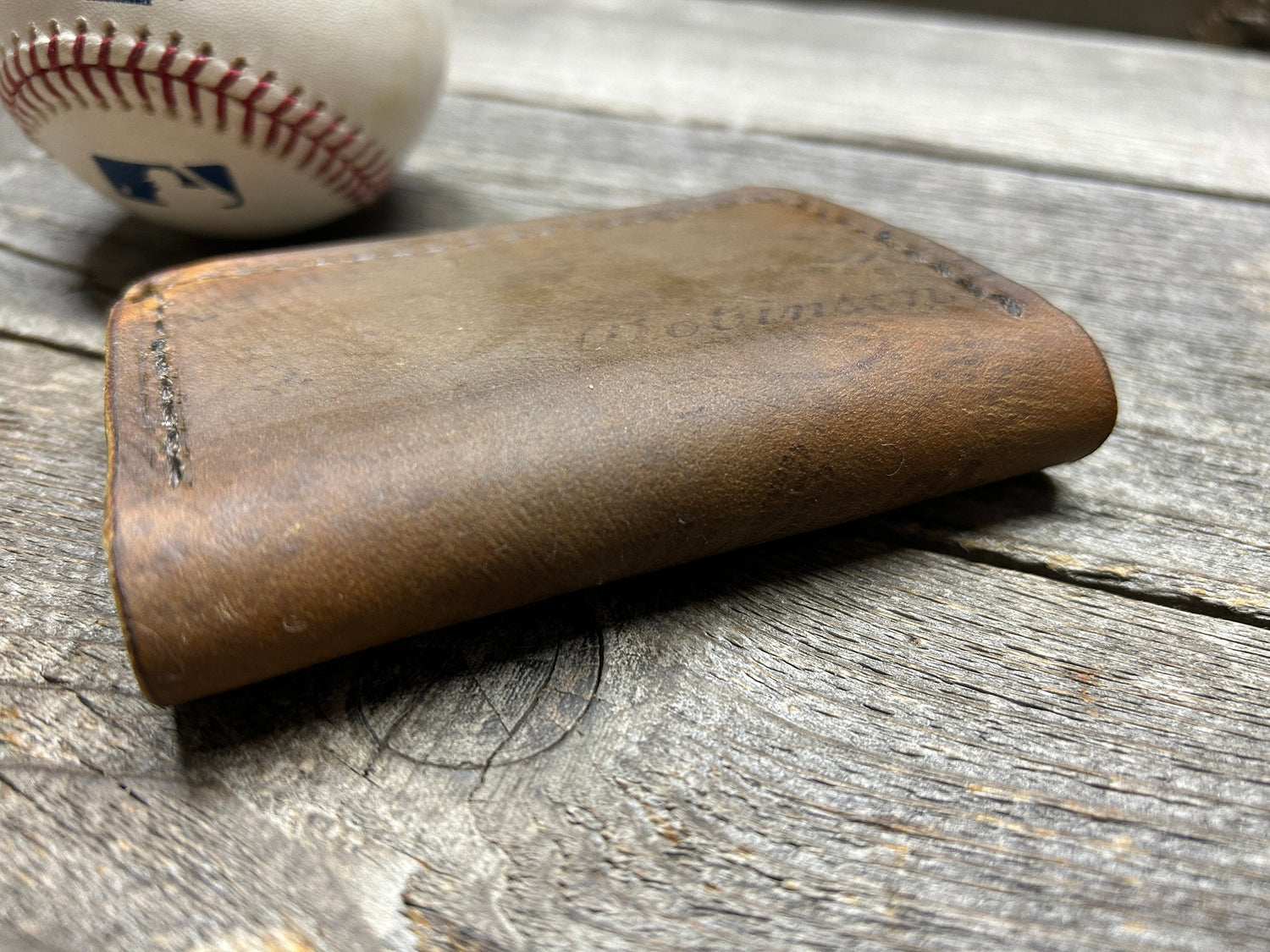 Vintage Made in the USA Rawlings Brooks Robinson Baseball Glove Wallet!