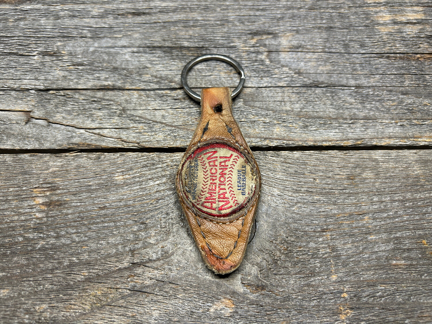 Vintage Spalding Baseball Glove Key Chain (vintage hotel key style)!