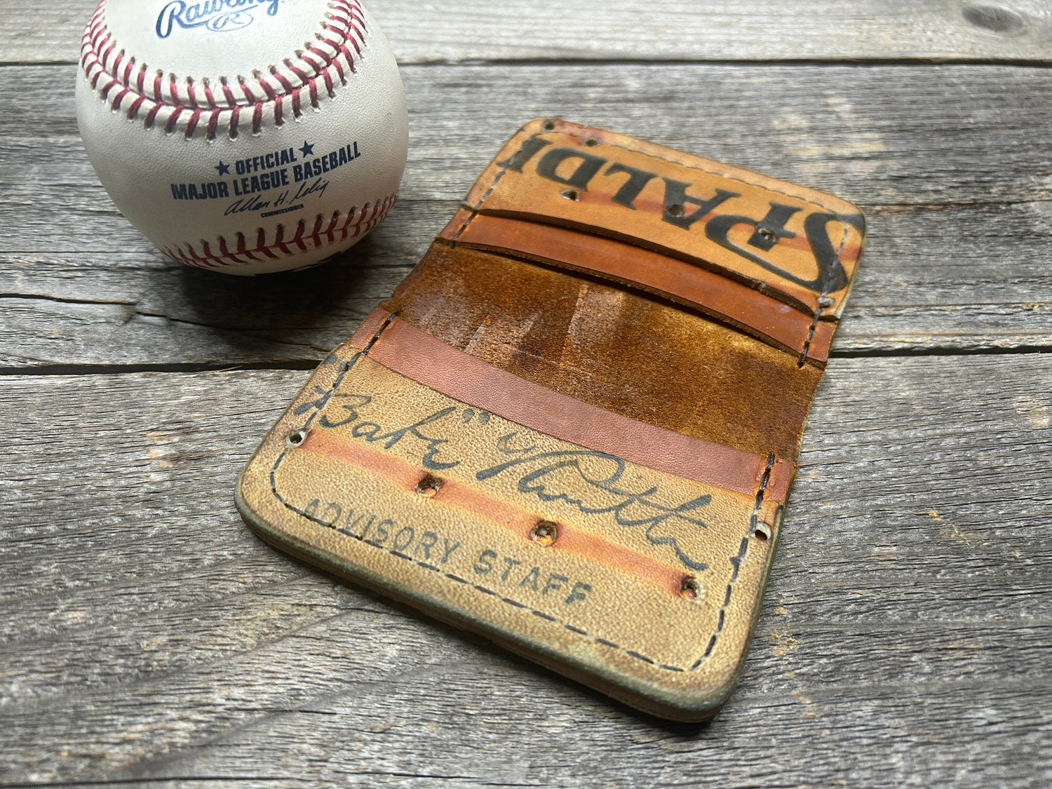 Vintage Spalding Babe Ruth Baseball Glove Wallet!!