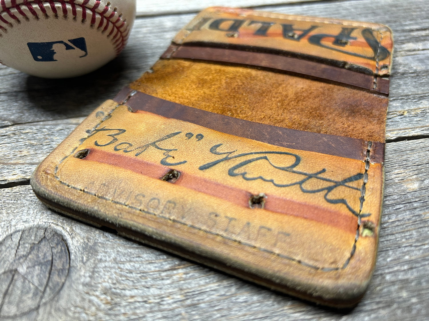Vintage Spalding Babe Ruth Baseball Glove Wallet!!