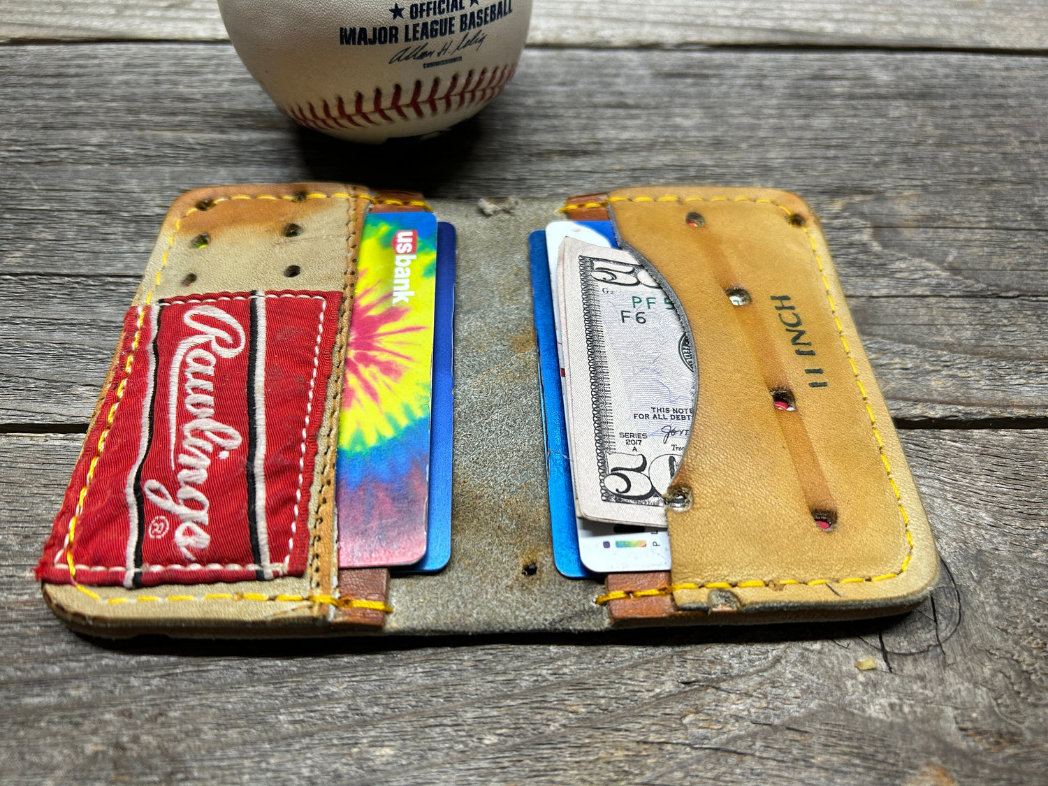 Vintage Rawlings Ken Griffey Jr Baseball Glove Wallet!