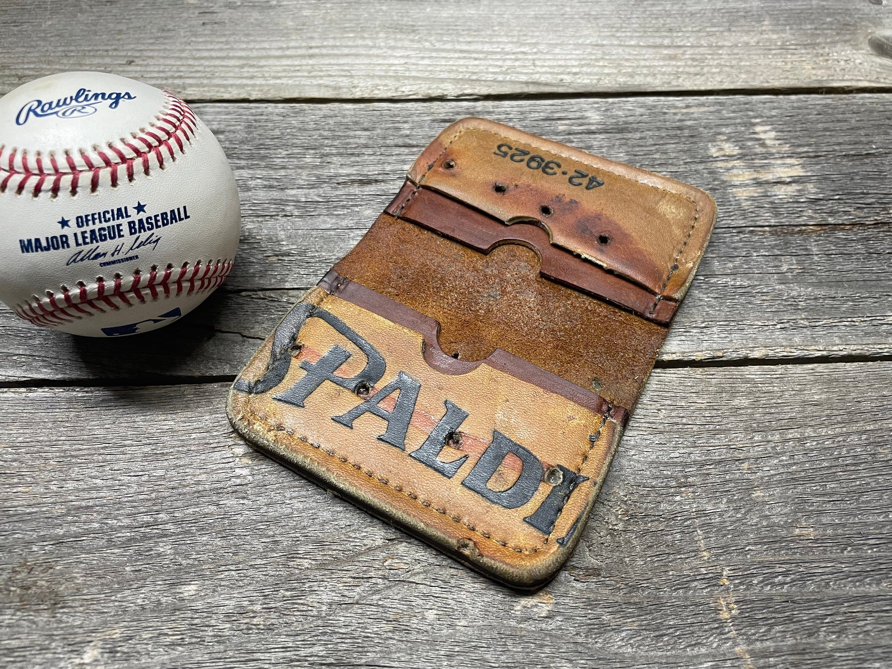 Vintage Spalding "Softball" Baseball Glove Wallet!