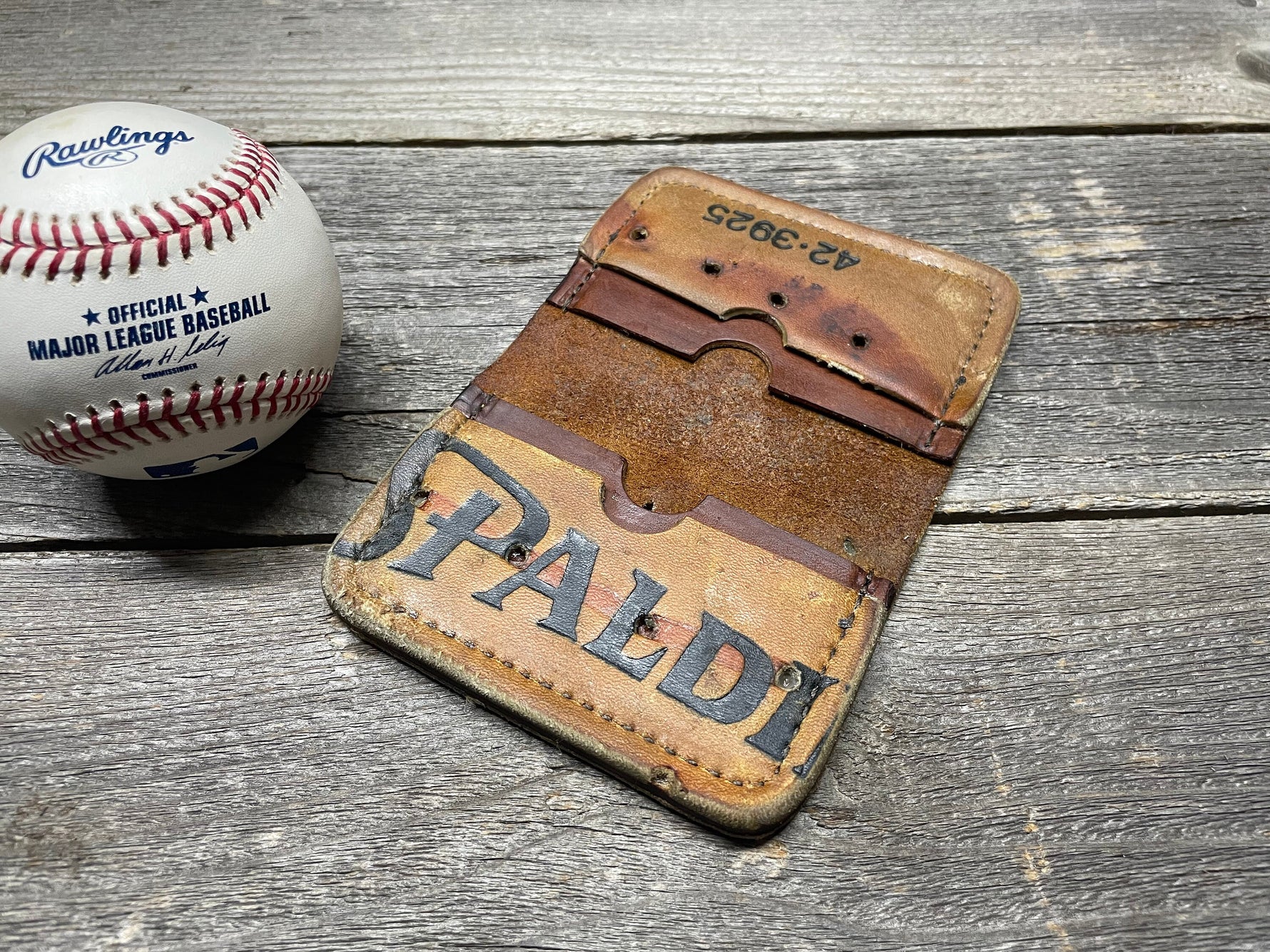 Vintage Spalding "Softball" Baseball Glove Wallet!