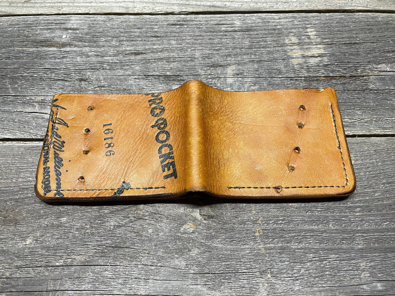 CUSTOM Bifold Baseball Glove Wallet!!