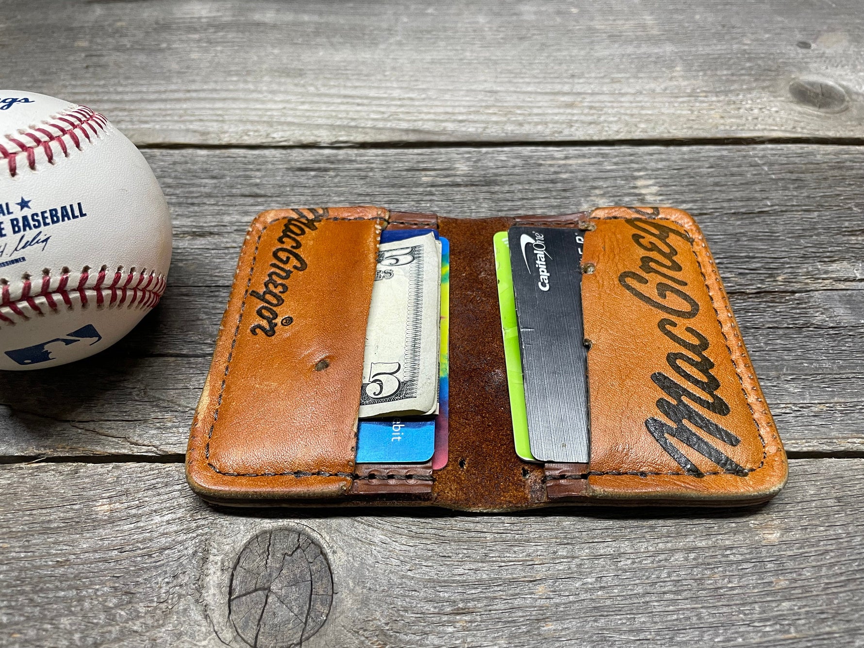 Vintage MacGregor Ron Cey Baseball Glove Wallet!!