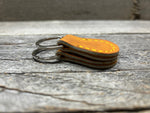 Set of 2! Horween (Heart of the Hide) Baseball key chain