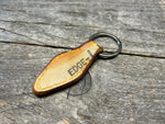 Vintage Rawlings Leather Keychain - Baseball Glove Hotel Style