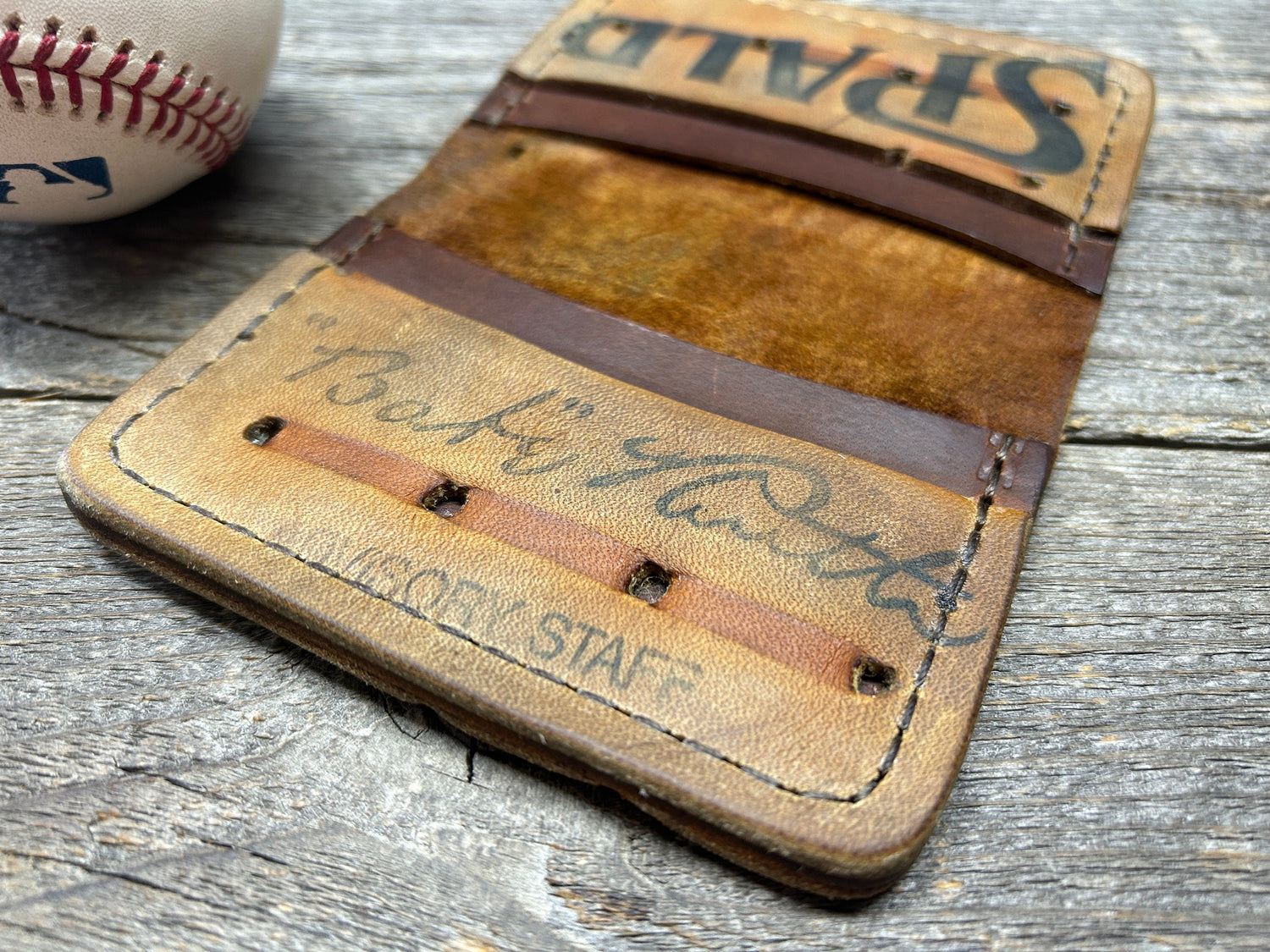 Vintage Spalding Babe Ruth Baseball Glove Wallet!!