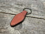 Genuine Horween (Wilson) NFL Football Key Chain! - NEW STYLE! (vintage hotel key style)!