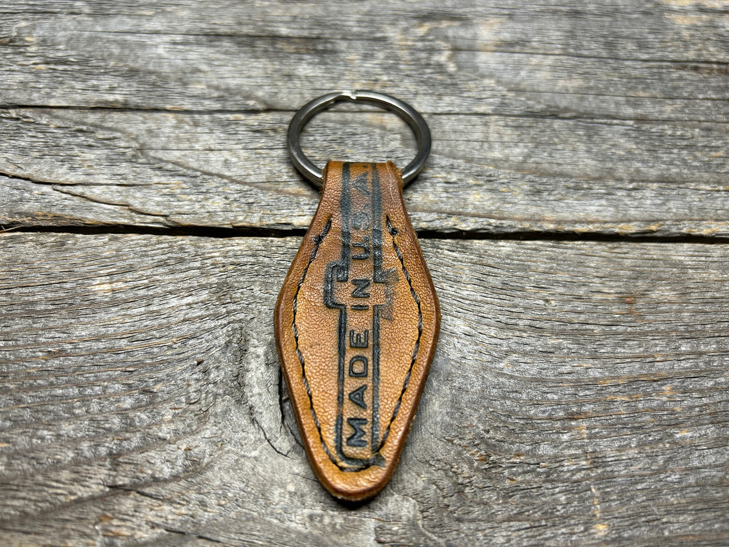 Vintage "Made in the USA" Baseball Glove Key Chain - NEW STYLE! (vintage hotel key style)!