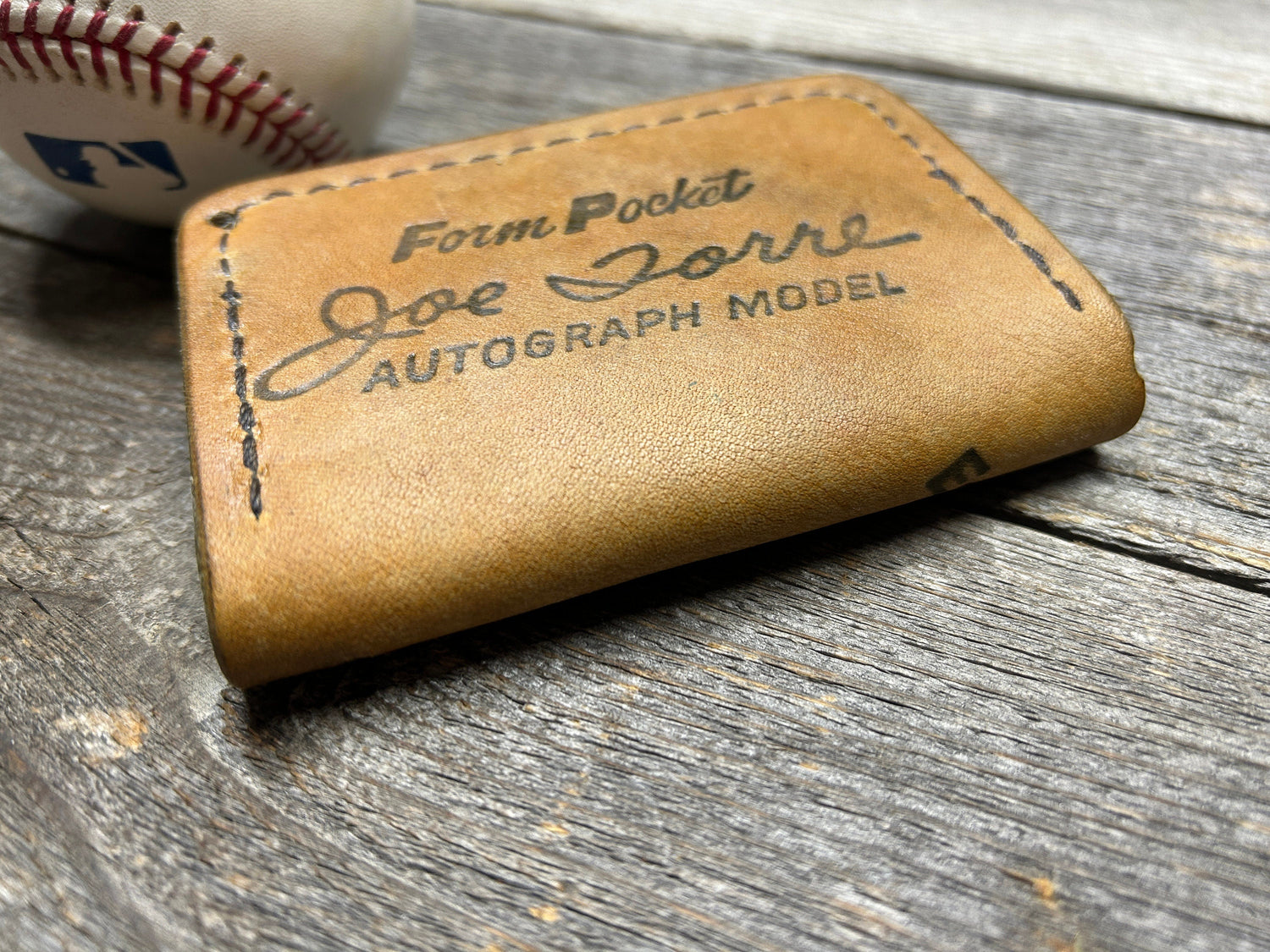 Vintage Spalding Joe Torre Baseball Glove Wallet!