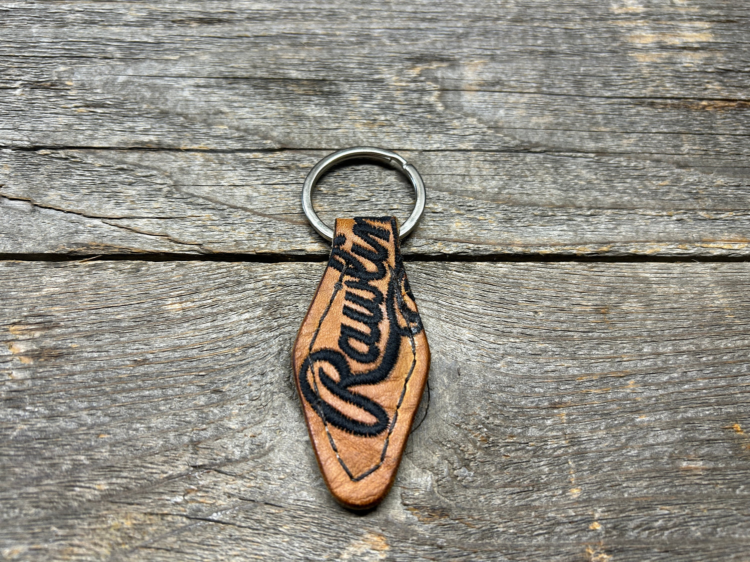 Vintage Rawlings (embroidered logo) Baseball Glove Key Chain - NEW STYLE! (vintage hotel key style)!