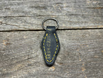 Vintage Rawlings Baseball Glove Keychain - Black Leather Hotel Key Style