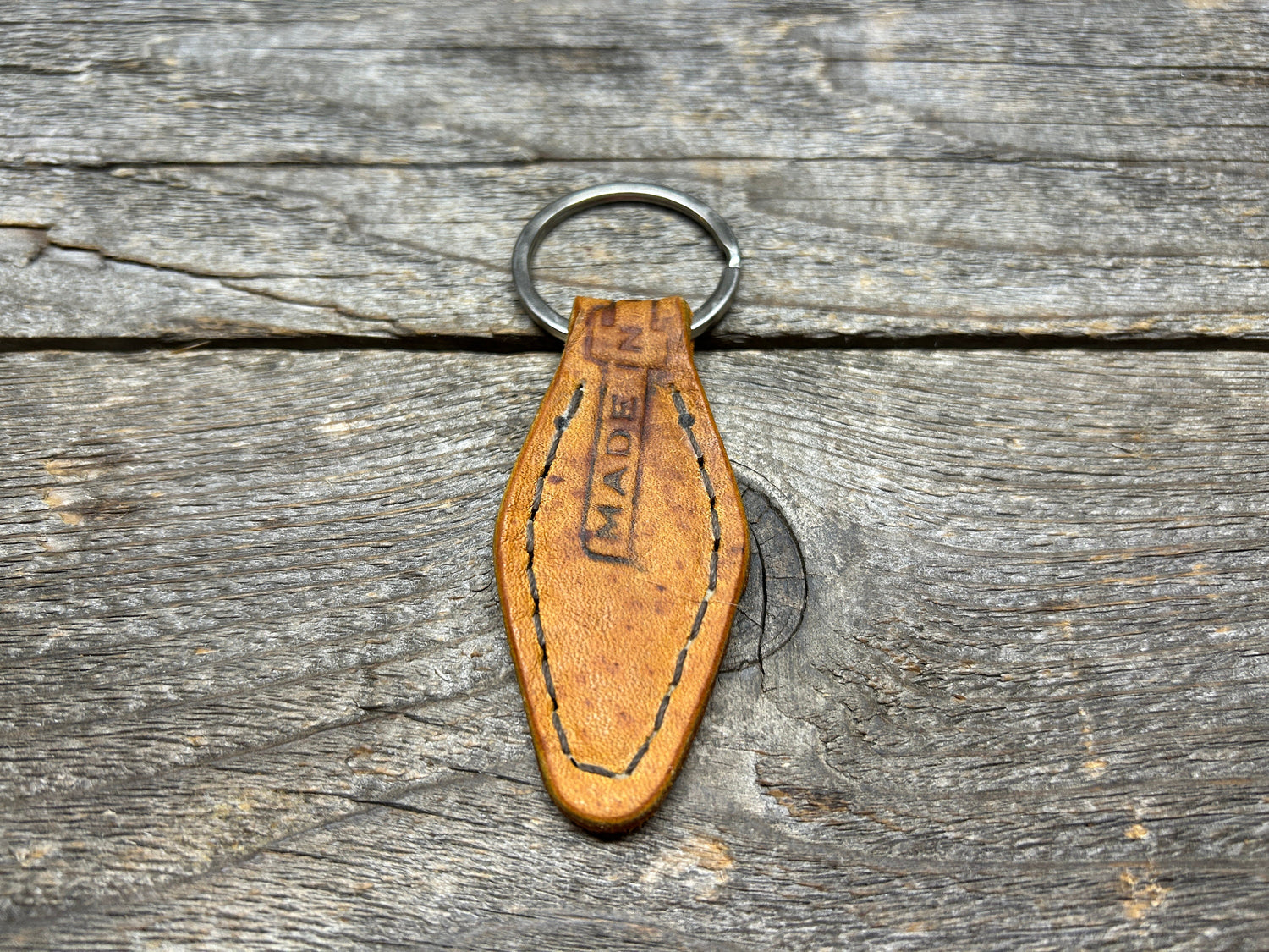 Vintage "Made in the USA" Baseball Glove Key Chain - NEW STYLE! (vintage hotel key style)!