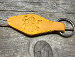 Rawlings Heart of the Hide Horween Baseball Leather Key Chain (vintage hotel key style)!