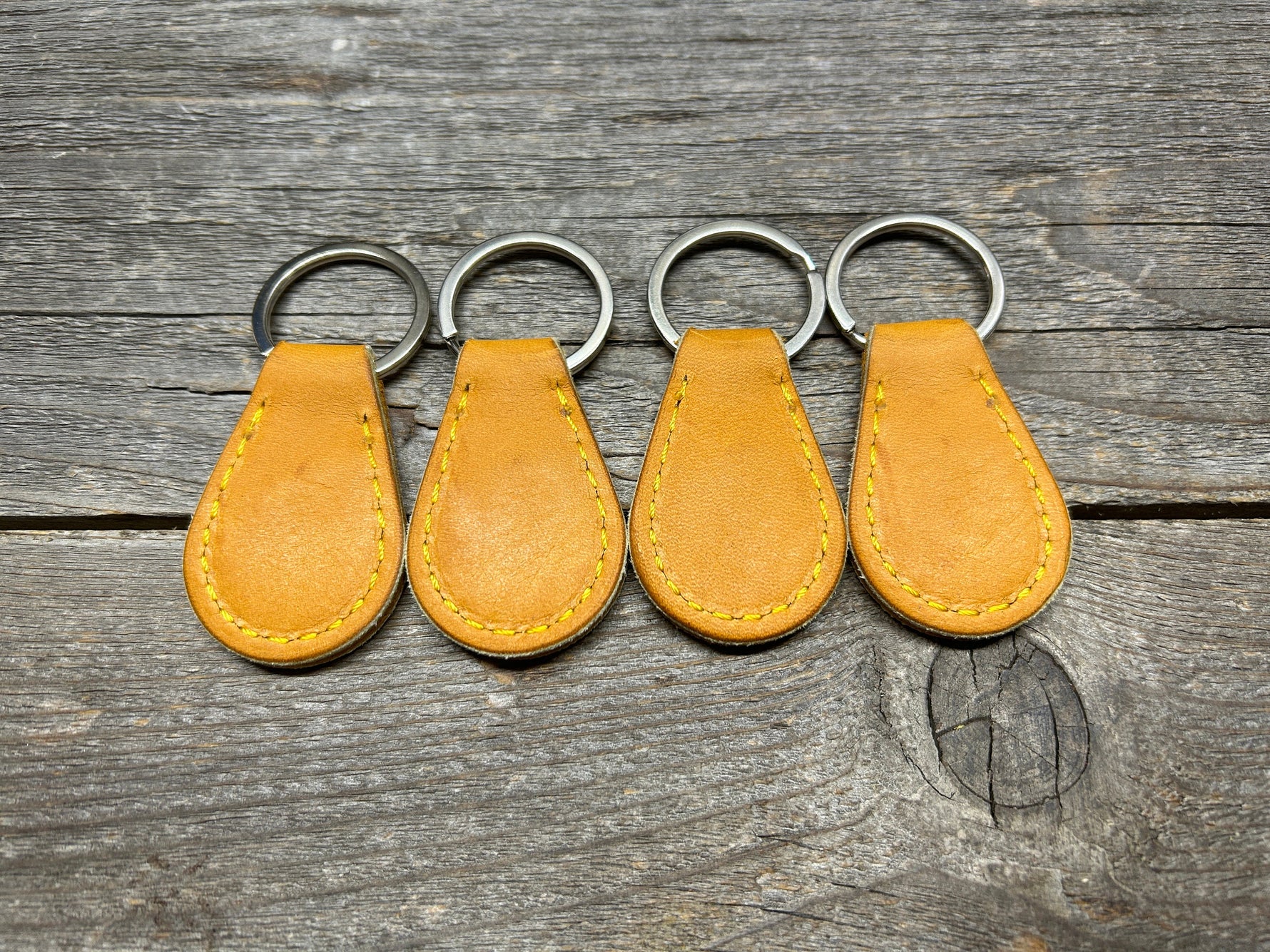 4 Pack! Great Gift Idea! Rawlings Heart of the Hide Horween Baseball Glove Key Chain!