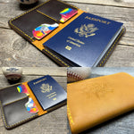 Rawlings Heart of the Hide Horween Passport Cover! Small spot of Patina!