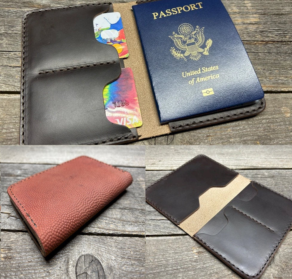 Horween (Wilson NFL Football) Leather Passport Cover!