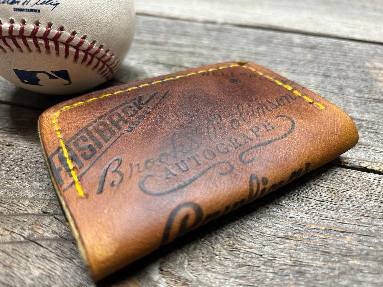 CUSTOM 4 Pocket Baseball Glove Wallet!!