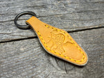 Rawlings Heart of the Hide Horween Baseball Leather Key Chain (vintage hotel key style)!