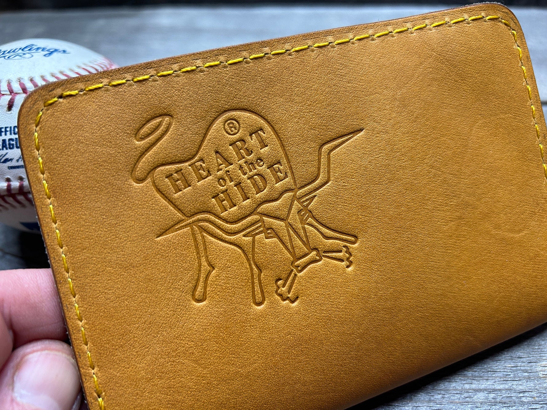 Rawlings Heart of the Hide Horween Passport Cover! Small spot of Patina!