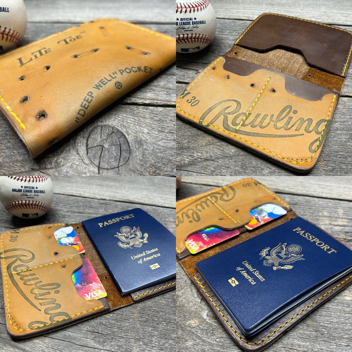 CUSTOM Baseball Glove Passport Cover!