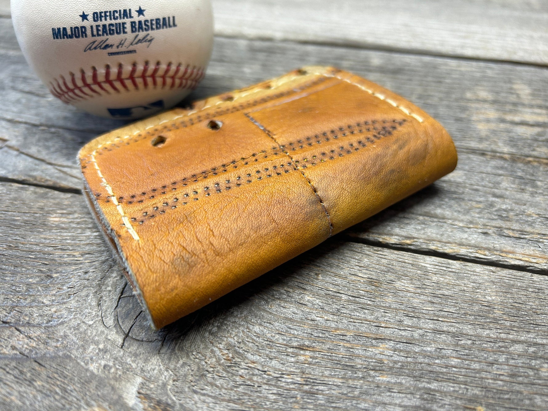 Vintage Baseball Glove Wallet!