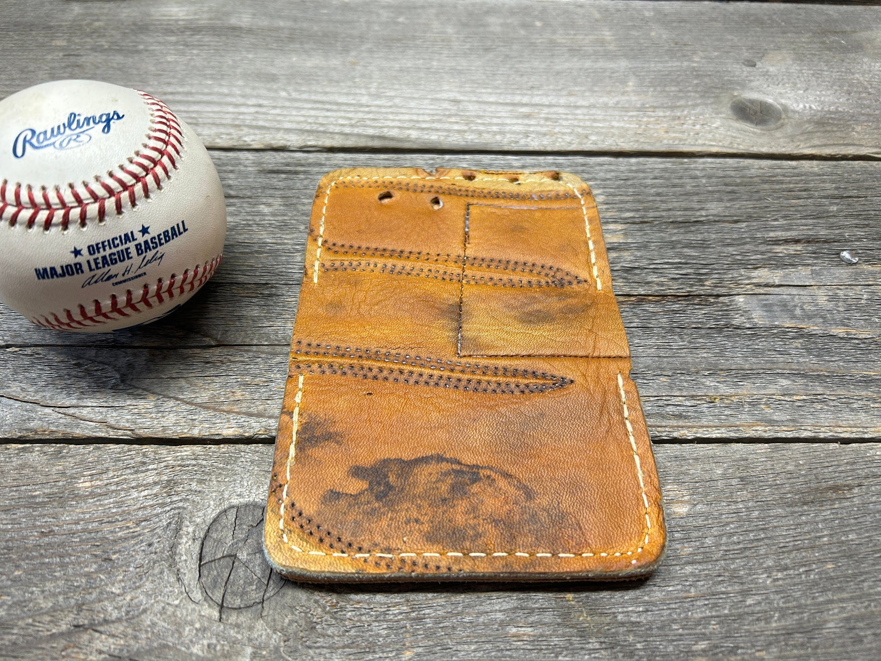 Vintage Baseball Glove Wallet!