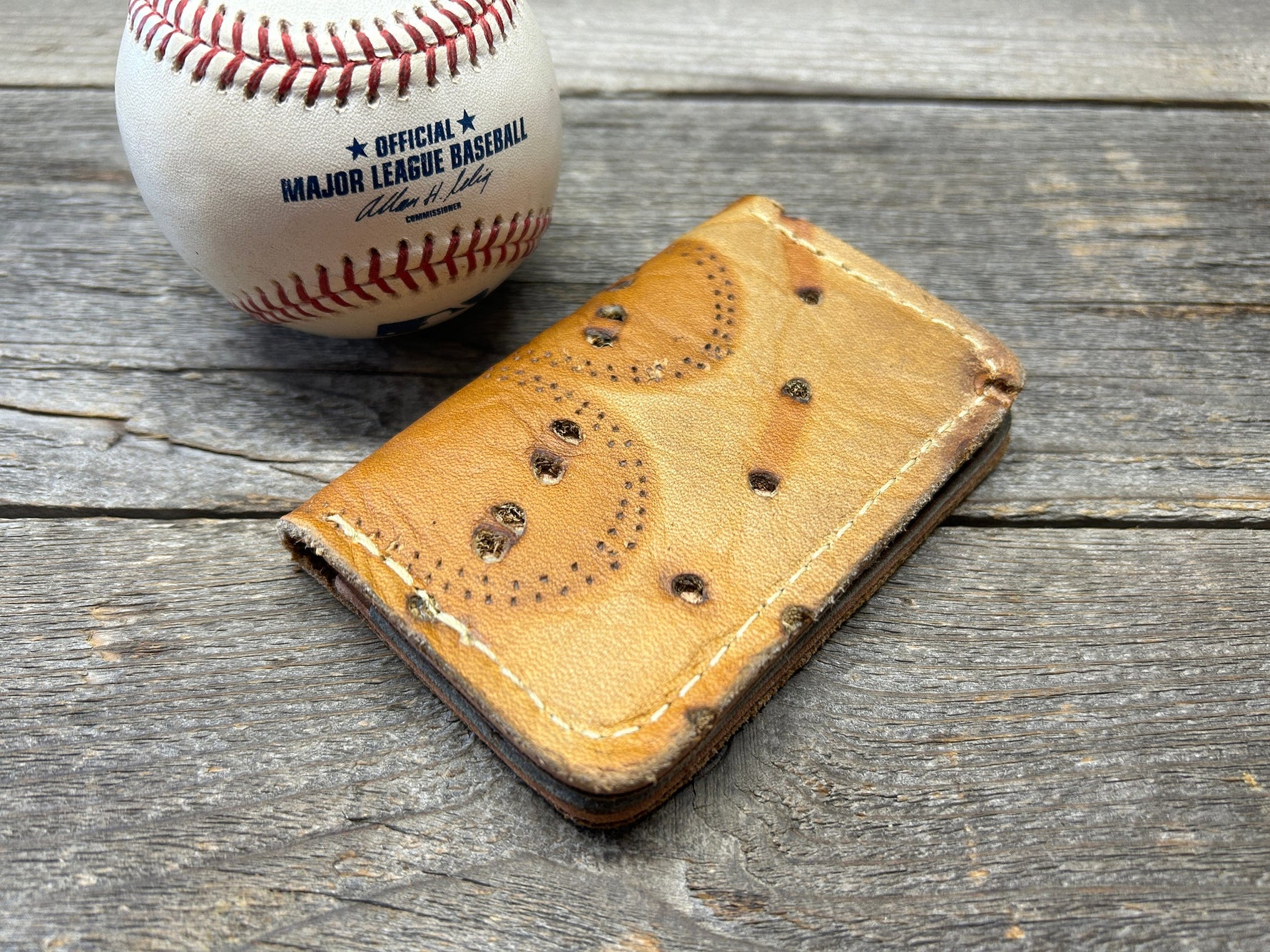 Vintage Baseball Glove Wallet!