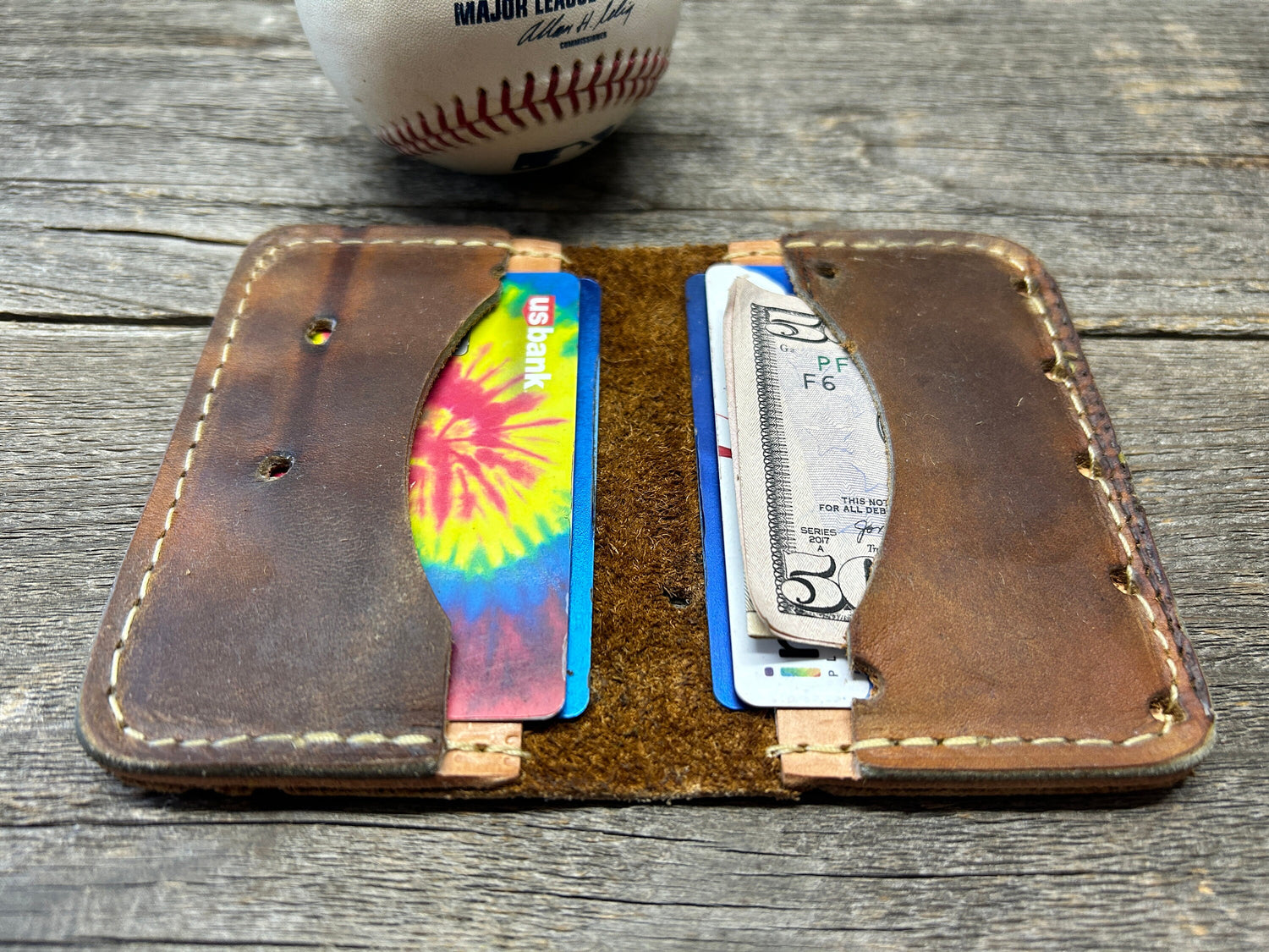 Vintage Baseball Glove Wallet!