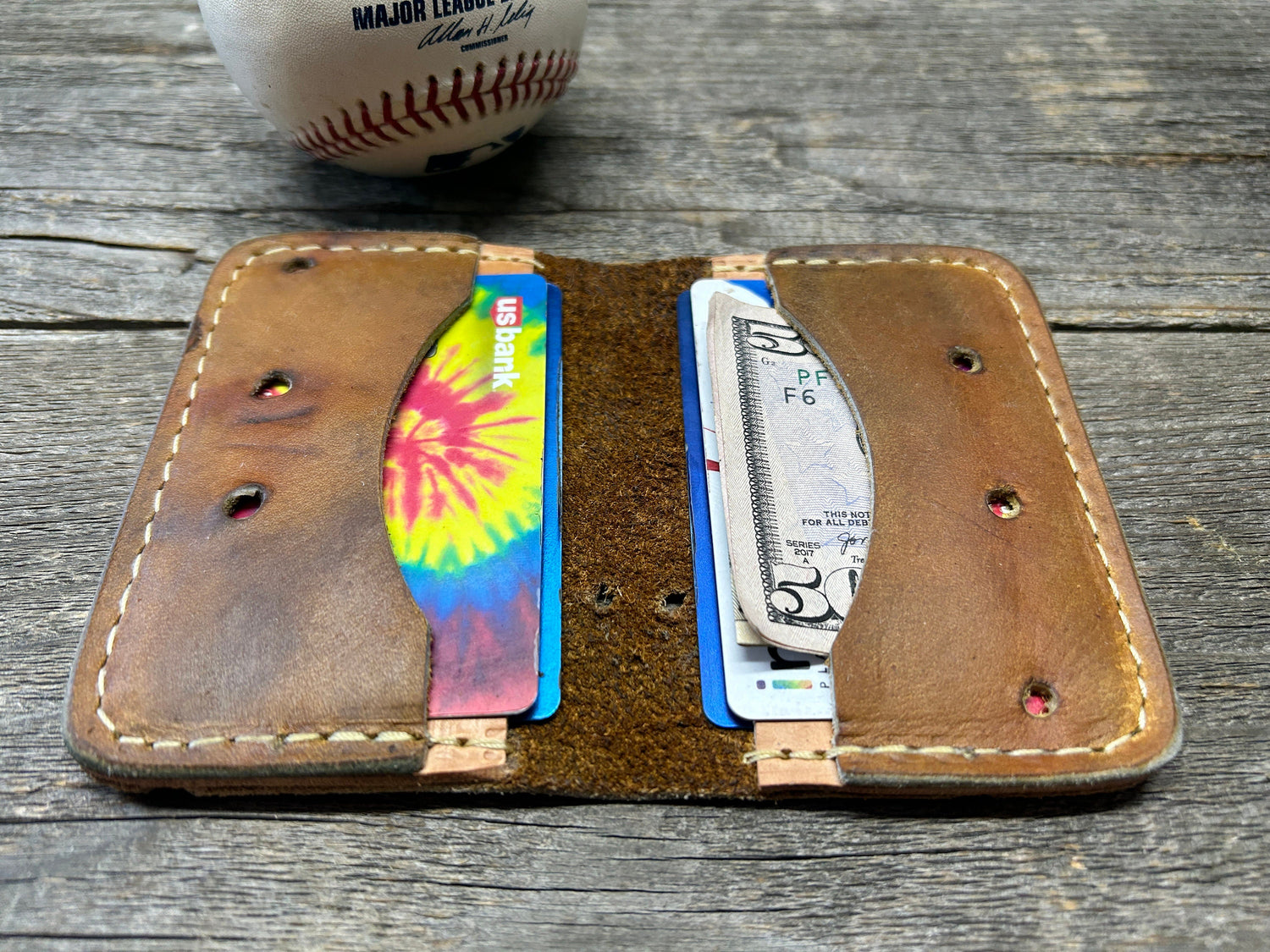 Vintage Baseball Glove Wallet!